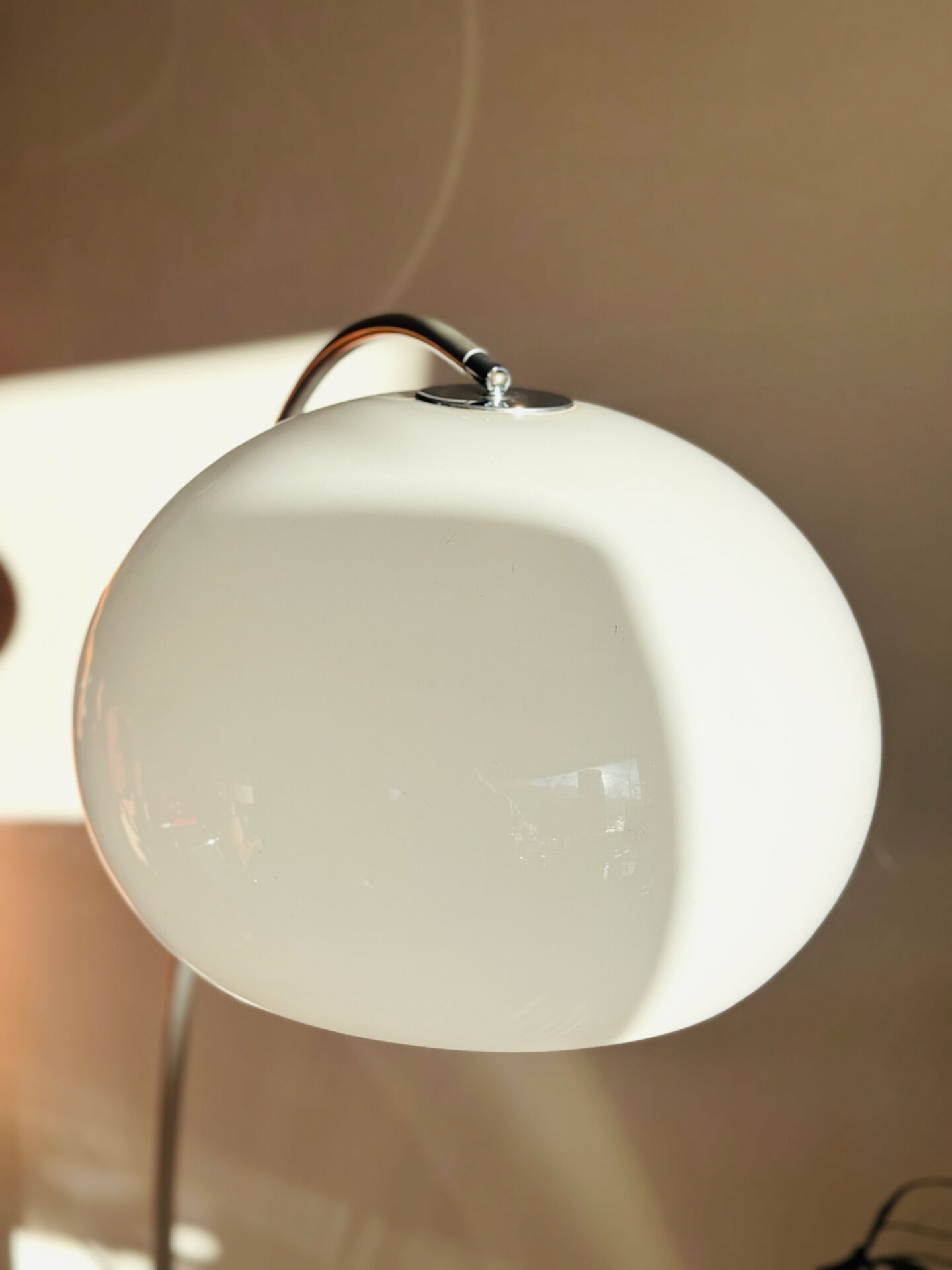 Vintage booglamp jaren 70 Hustadt Leuchten