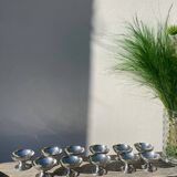 10 stainless steel cups 1970