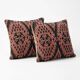 Set of 2 vintage kilim cushion covers 38x41 cm