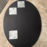 Vintage smoked bevelled mirror, in the style of Antonio Lupi, 70s.