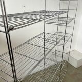Old modular metal shelf vintage bookcase 10 design shelves from the 80s