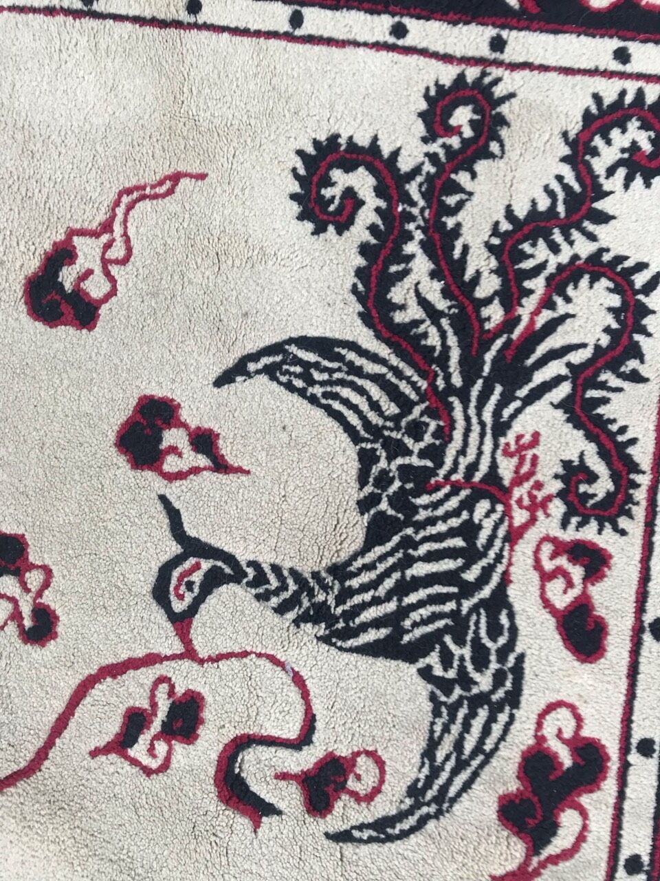 Vietnam handmade square rug 150x150 cm