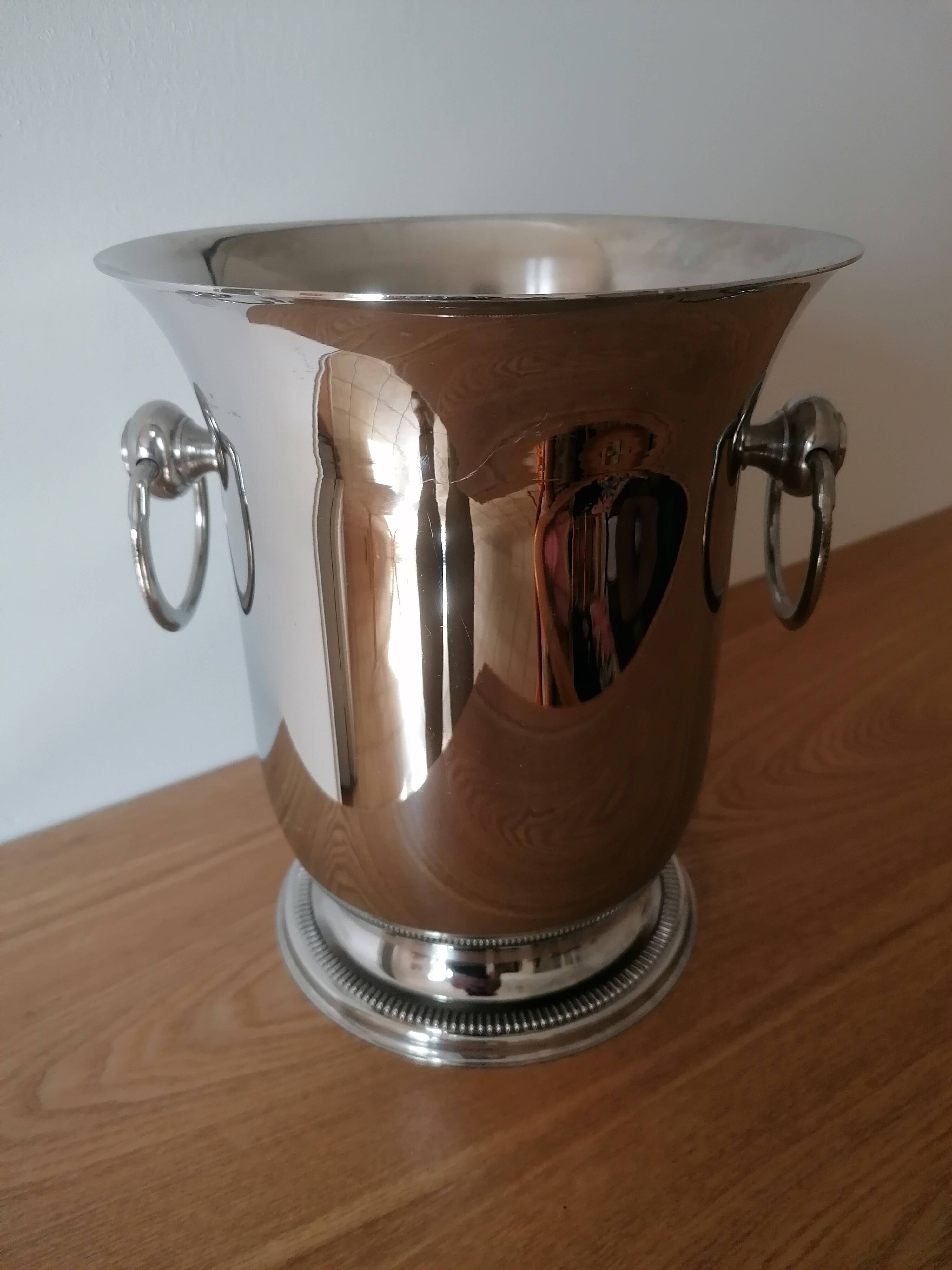 Champagne bucket Jean Couzon stainless steel 18/10