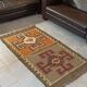 Tapis Kilim en coton et toile de jute - 90cm x 160cm