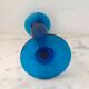 Turquoise blue candle holder