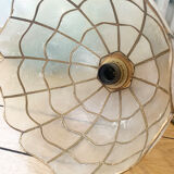 Mother-of-pearl and brass suspension