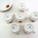 Porcelain Coffee Cups - Winterling Bavaria Germany - Vintage 70s