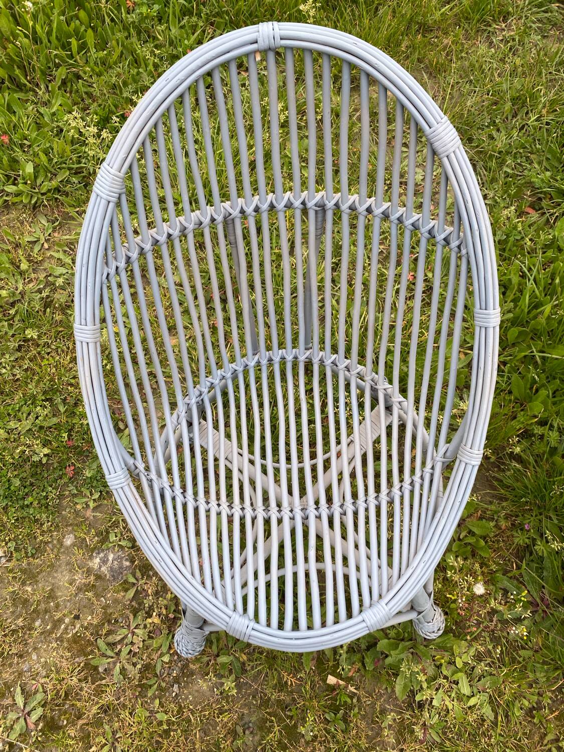 Rattan armchair