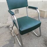 Office armchair year 50 skai green