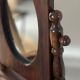Wooden table mirror