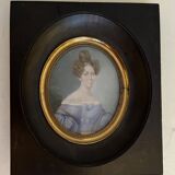 Miniature representing an elegant