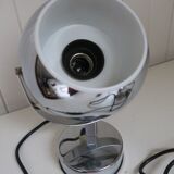 Chrome eye ball lamp