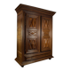 Armoire Bourguignonne époque Louis XIII A Pointes De Diamant