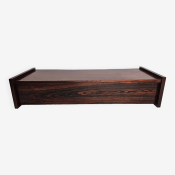 Floating chest of drawers, bedside table, rosewood, Danish design