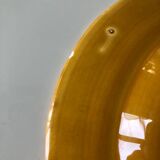 6 assiettes creuses ADP Luxceram ocre jaune Vintage