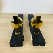 Pair of wall lamps Lunel/Arlus opaline 50s