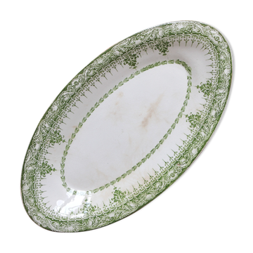 "Ariane" ironstone dish, Onnaing earthenware factory, late 19th century