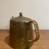 Jugendstil brass teapot