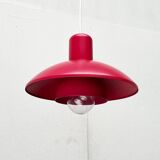 Red pendant lamp model 728 Danish mid-century by Horn, 1960s.