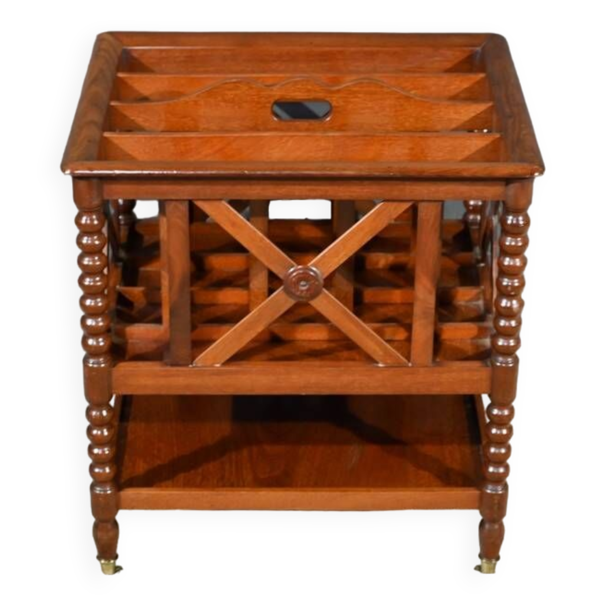 Mahogany Magazine Rack, Louis Philippe Period – Mid-19th Century