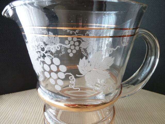 Carafe, water pitcher or orangeade Vintage 50s