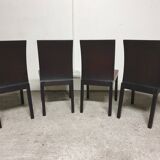 Set of 4 vintage Italian design chairs 2000