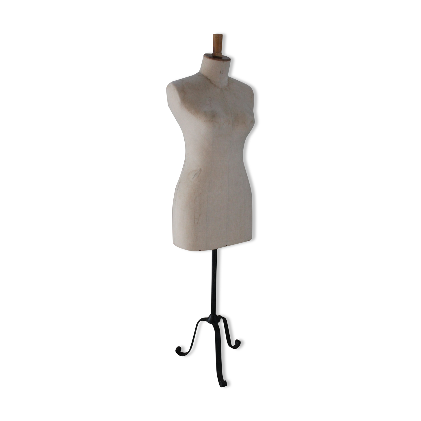 Woman couture mannequin-bust - early 20th century