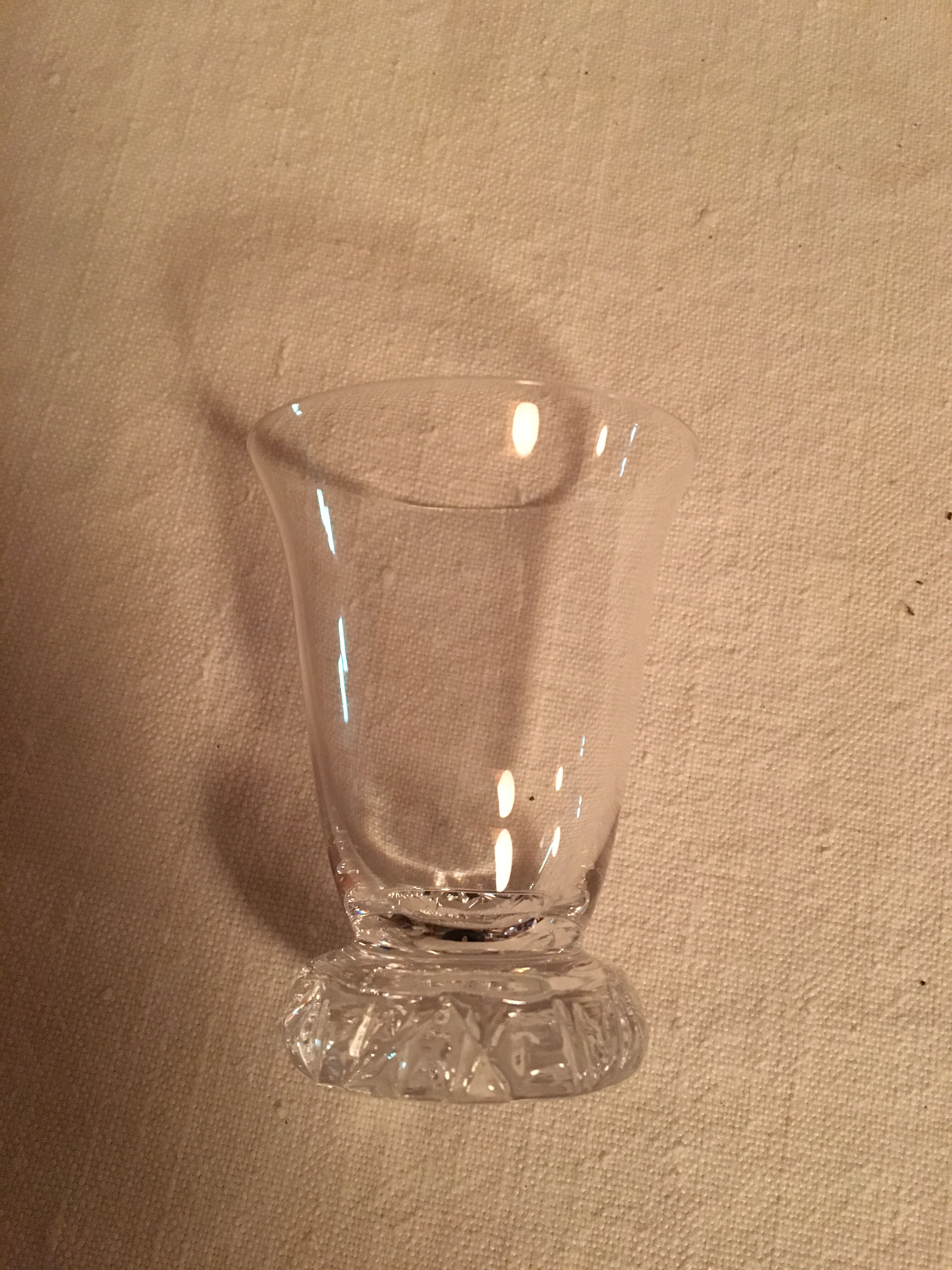 Lot de 6 verres en cristal Daum, modèle Kim