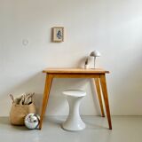 Table appointment / small desk with compass legs 1950