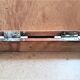 Vintage Wood Worker / Sewing Box / Oak / Compass Feet / Retro / Vintage / 1950