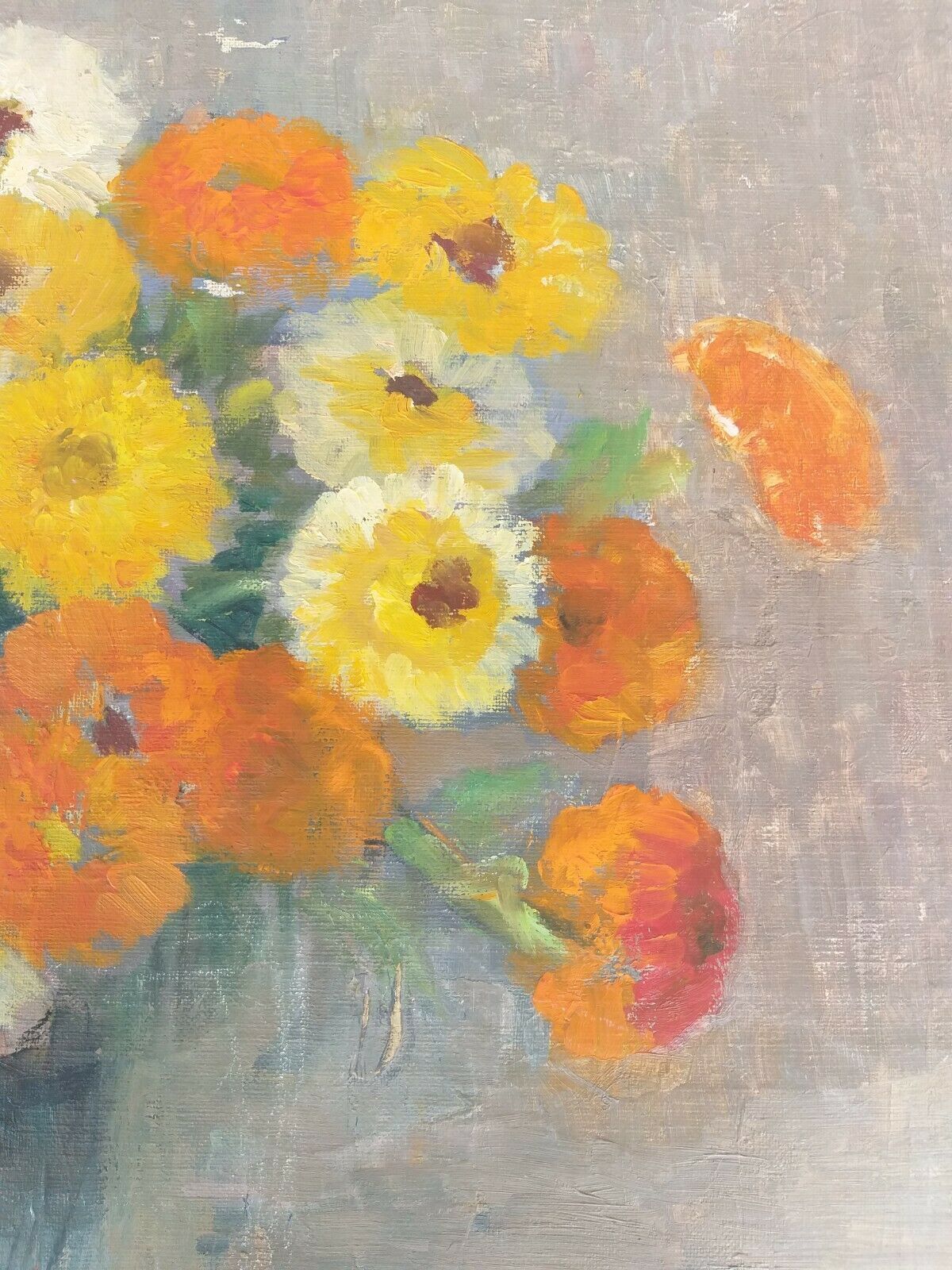 Oil on canvas guillot rafaillac still life bouquet of flowers 1930