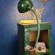 Articulated workshop lamp, magnetic adhesive