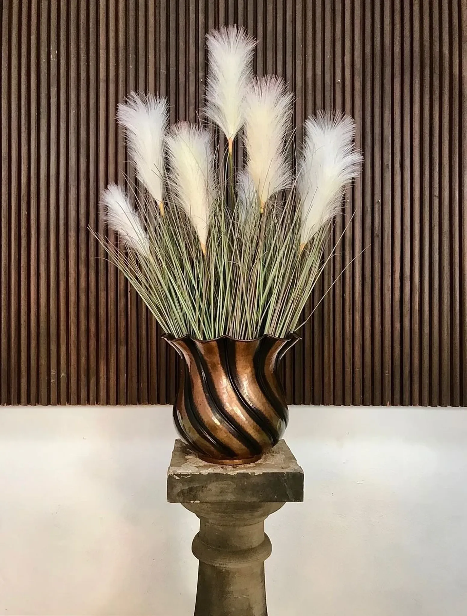 Copper Cachepot by Egidio Casagrande for Borgo Valsugana, Italy 1950s