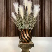 Copper Cachepot by Egidio Casagrande for Borgo Valsugana, Italy 1950s