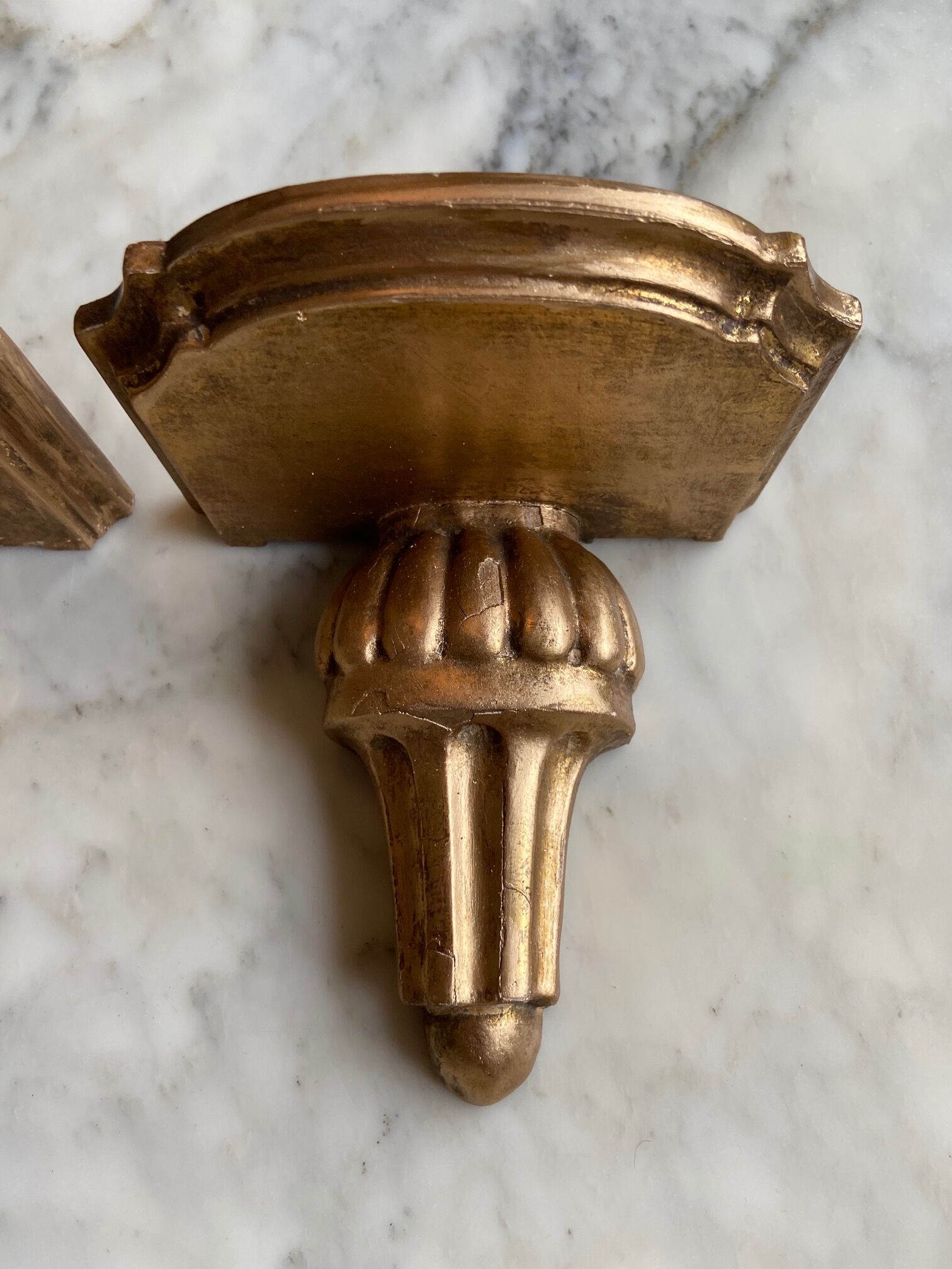 Pair of wall shelves