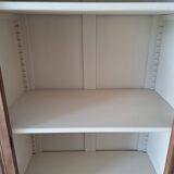 Oak solid bonnetière / wardrobe / dresser from 1940