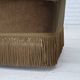 1960s, Danish 3-seater sofa, olive green furniture velour, beech wood.