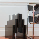 Vintage magazine rack Giotto Stoppino for Kartell, model 4675, black b