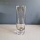 Vase rouleau en verre fumé