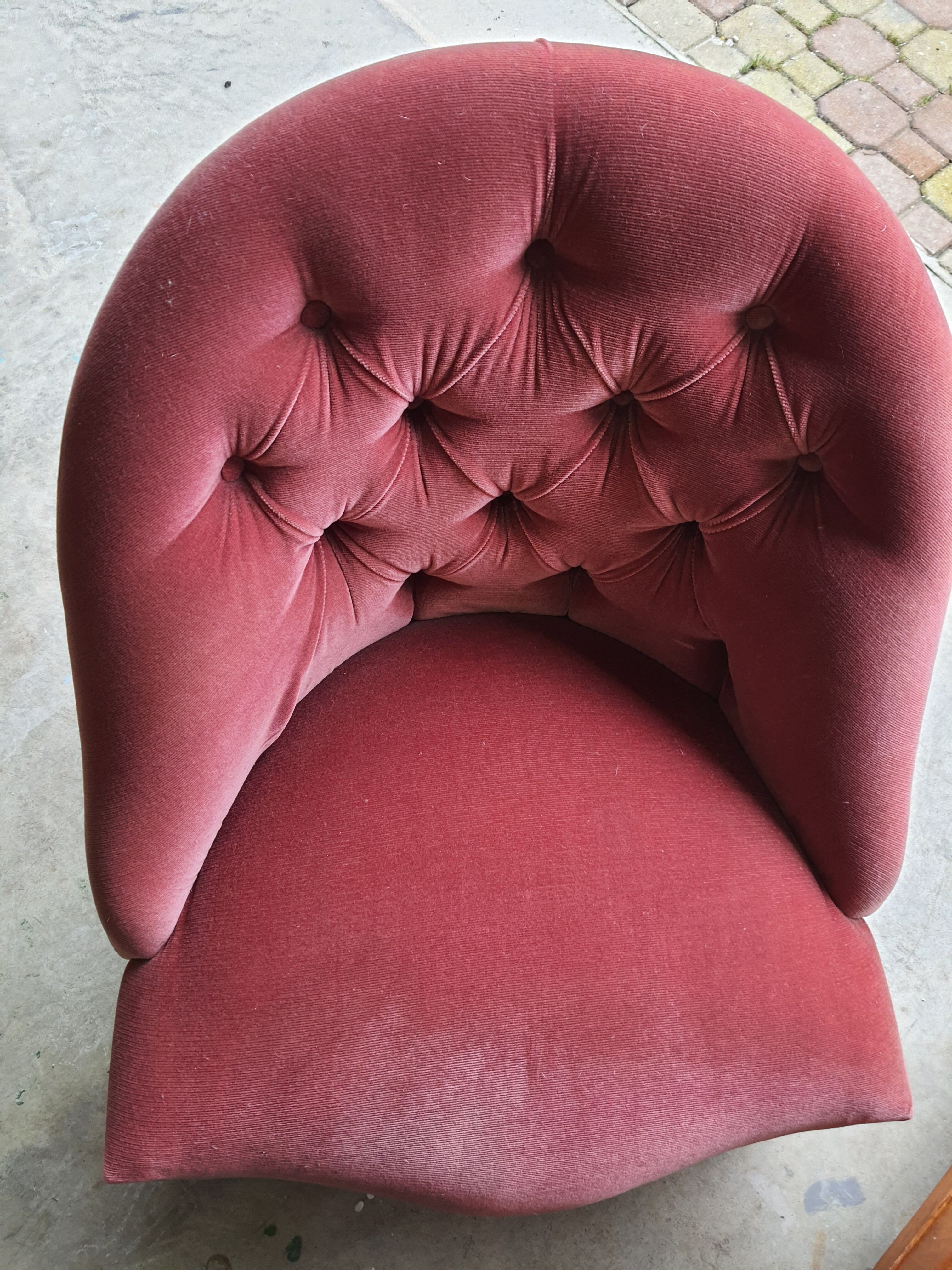 Vintage toad armchair