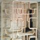 Mid-Century Czech Wall or Room Divider by Ludvik Volak for Drevopodnik Holesov, 1960s, Set of 2