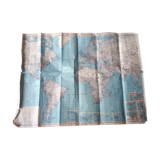 Retro vintage map 1960
