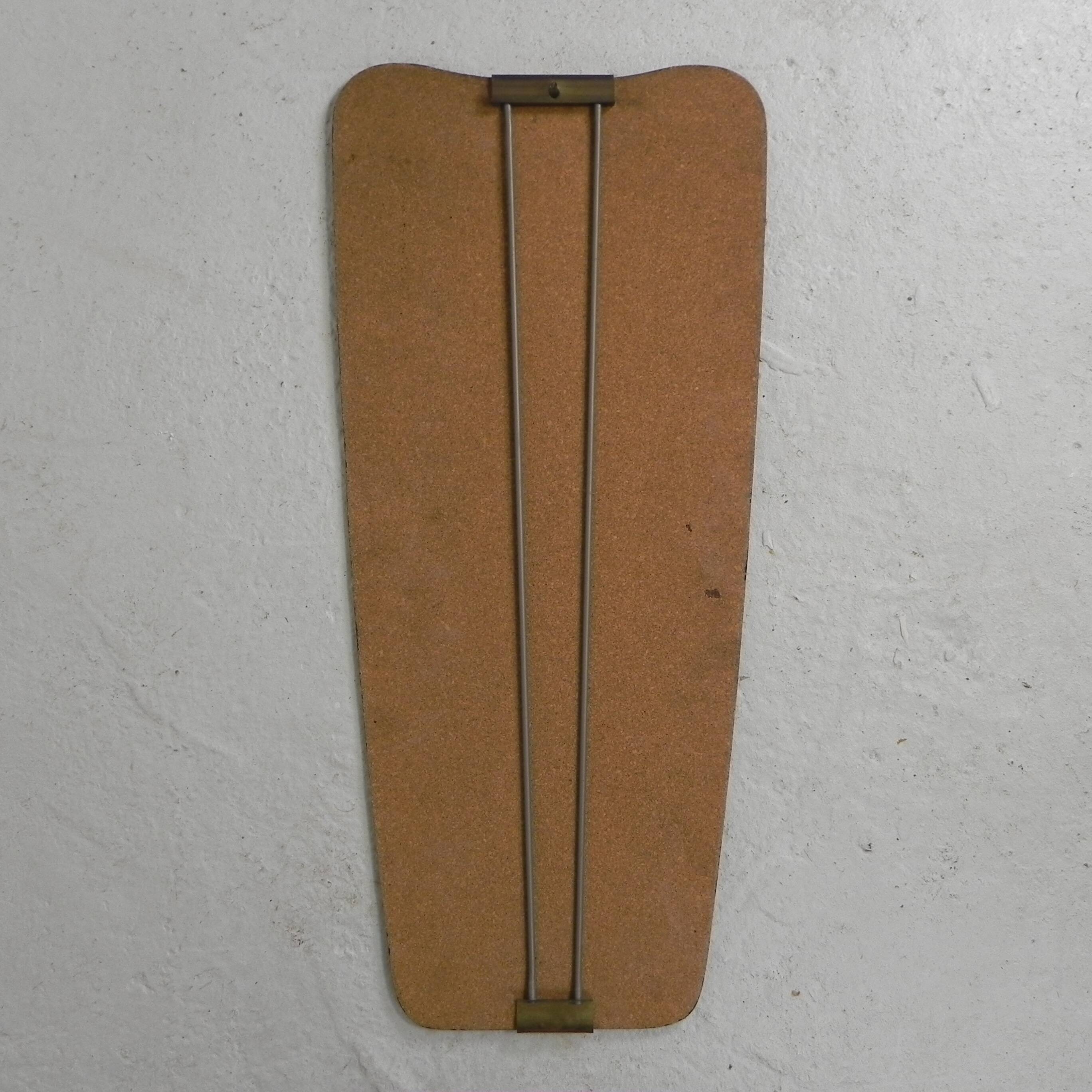 Vintage mirror in an organic shape, 1950s.