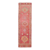 Tapis rouge turc, 83x290cm