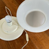 Conical lamp in opaline of Murano vintage 52 cm