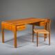 Vintage Danish cabinetmaker desk in teak, 1950s