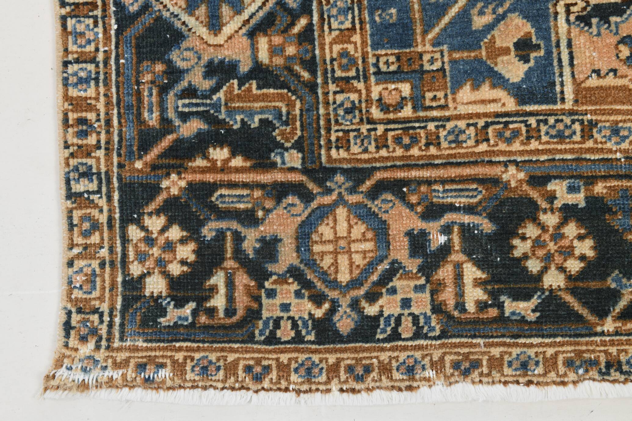 9x11  Pink & Navy Blue Classic Persian Rug, 263x328Cm