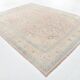 Large Pastel Pink Persian Floral Carpet, 294x382Cm