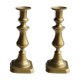 Pair of brass candlesticks
