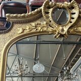 Large antique castle mirror
